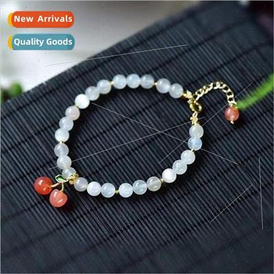 Natural whe moonlight southern red cherry bracelet Exquise s