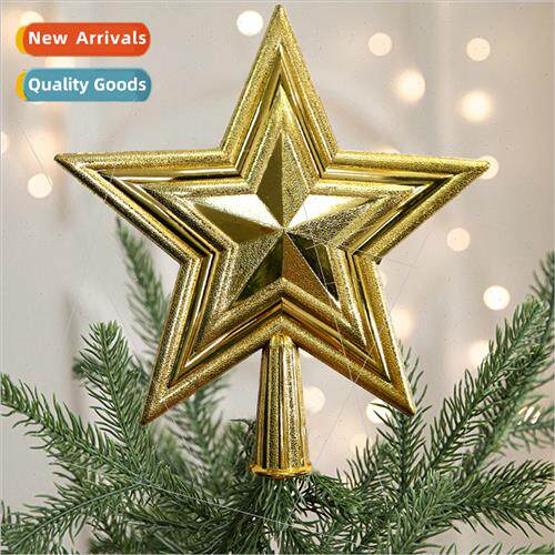 New Christmas decorations gold e topper star Christmas e dec