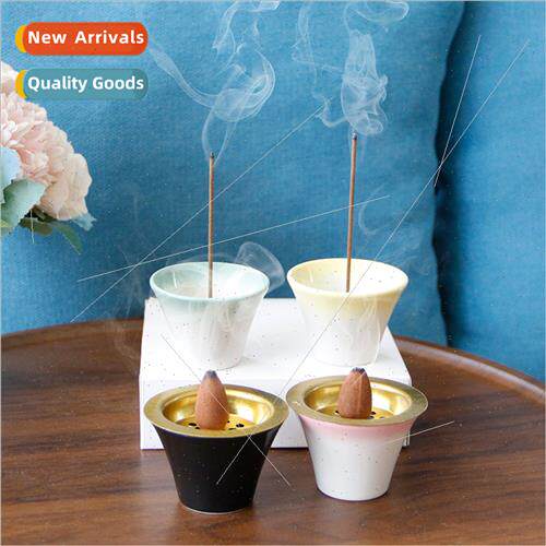 Creative simple mini ceramic multi-function incense burner l
