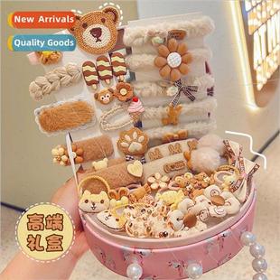 Children hair accessories set box to send princess gift girl