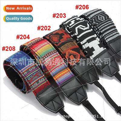 5 colors to choose from Ethnic Camera Strap SLR Strap Camera