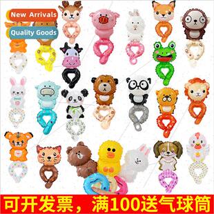 Wrist balloon inflatable bracelet aluminium film balloon chi