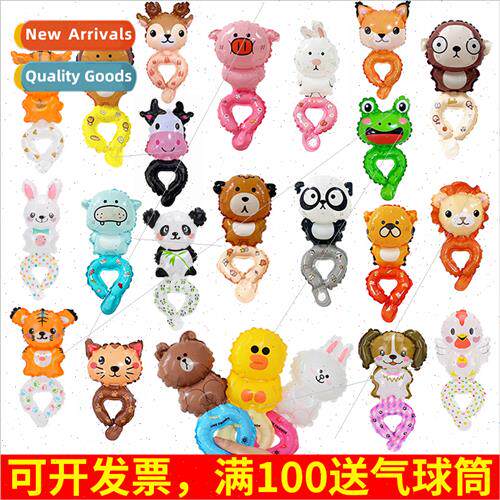 Wrist balloon inflatable bracelet aluminium film balloon chi