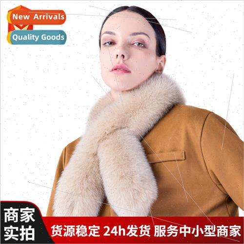 Fox Fur Collar Real Hair Real Fur Neck Scarf Scarf Men Women