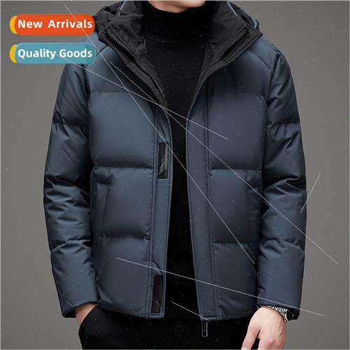 2023 winter men down jacket business casual men thickened wi