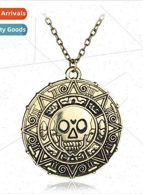 Popular Jewelry Pirates of the Caribbean Aztec Gold Coin Nec