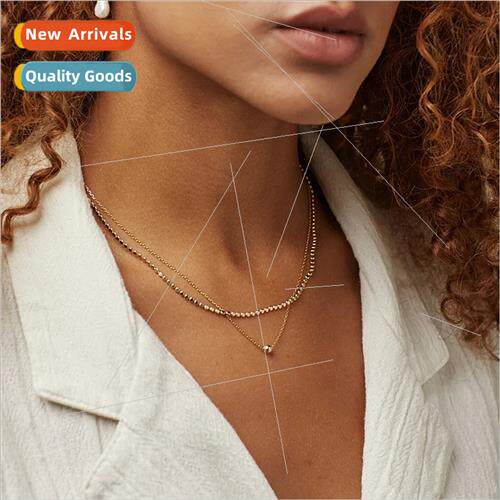 Europe Fashion Retro Copper Beads Hundreds Lock Bone Chain N