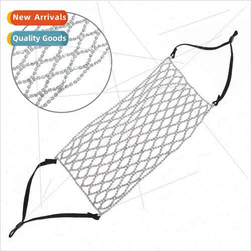 Summer Europe metal hollow mesh decorative mask avant-garde