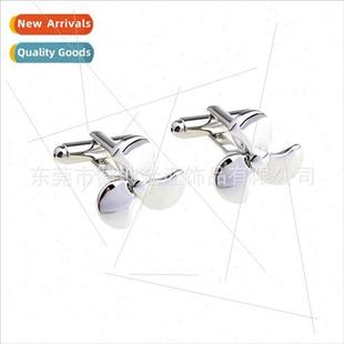 water wheel ship dimensional cufflinks blade Three fan