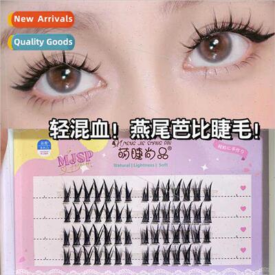 Dovetail Barbie Segmented ngle Cluster False Eyelashes Natur