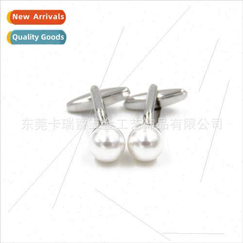 Imation pearl cufflinks cufflinks men women French business