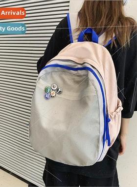Japan ins niche schoolbag ulzzang large capacy simple lightw