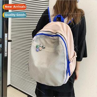 Japan ins niche schoolbag ulzzang large capacy simple lightw