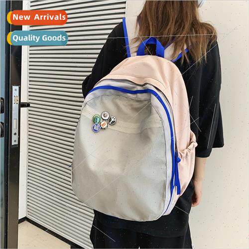 Japan ins niche schoolbag ulzzang large capacy simple lightw