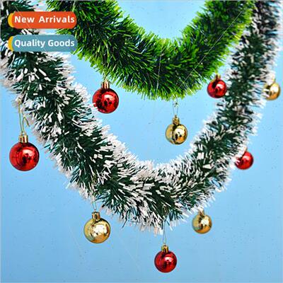 Christmas decorations woolen strips Christmas e scene decora
