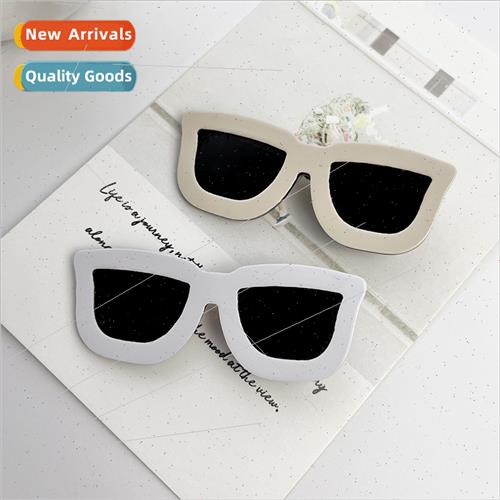 Fashion personaly small sunglasses hairpin female Japan Kore