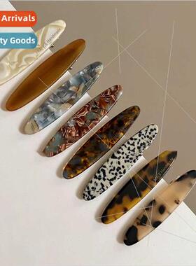 Retro acetate bangs hairpin female ehead new a word clip sid