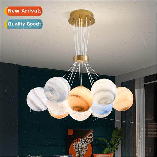Bubble ball chandelier earth planet light moon chandelier si