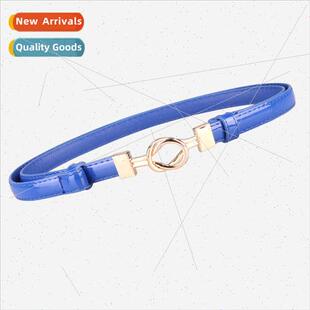 Women Belt Double Ring Buckle Adjustable Belt Women Peplum D