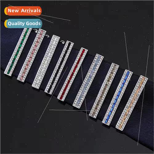 Men business simple hot diamond tie clip classic fashion vin