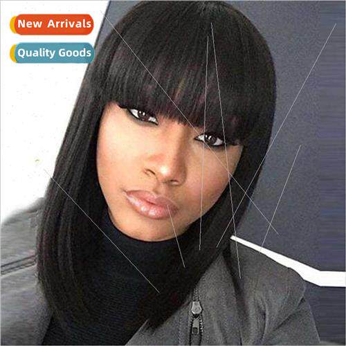 Wig short hair bangs bobbed head fashion female short hair b