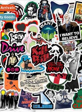 50 -repeating classic movie cartoon graffiti stickers skateb