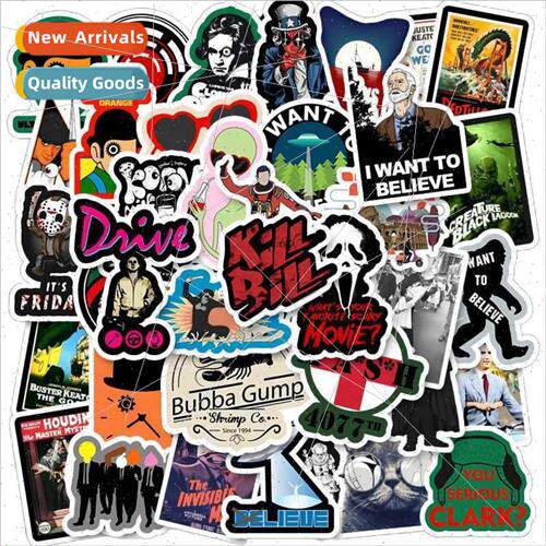 50 -repeating classic movie cartoon graffiti stickers skateb