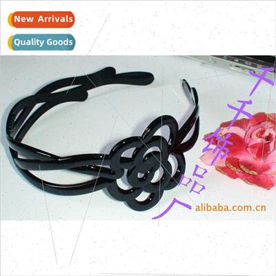 Korea High-grade spray-painted hollowed out rose flower hair