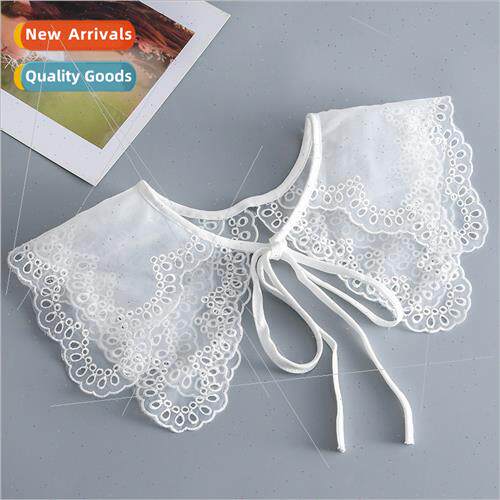 Summer mesh lace false collar children cloud shoulder neckli