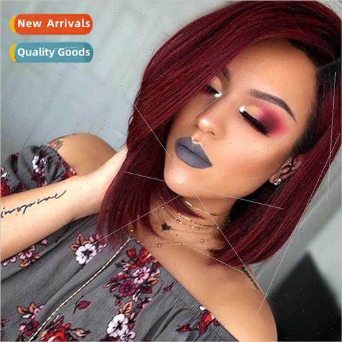 Europe fashion chemical fiber wig female side parting o head