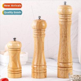 Pepper Jar Mill Grinder Manual Oak