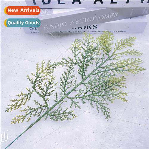 Christmas decorations green leaf cuttings pine needle branch