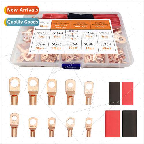 168pcs SC Peephole Copper Terminal Block Copper Nose Boxed P