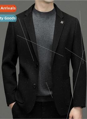 Double-faced cashmere su men thick young men father installe