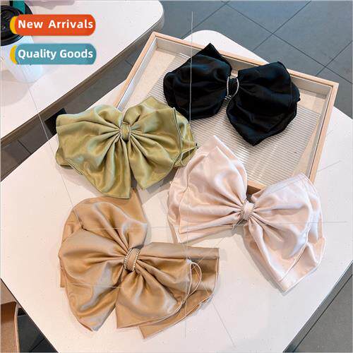 Korean jewelry texture large  bow fairy beauty high tie pony