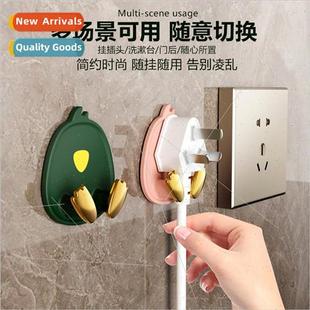 Plug hooks no punch multifunctional wall hooks fixer cartoon