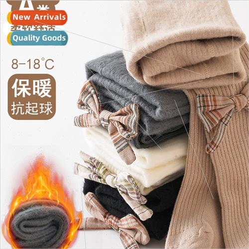 Thin velvet childrens pantyhose autumn and winter girls bott