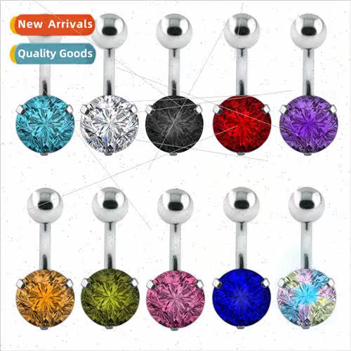 Europe set round zirconia -mainsam basic  stainless steel na