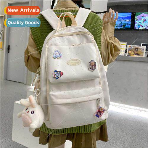 College ins badge labeling student schoolbag 2021 winter new
