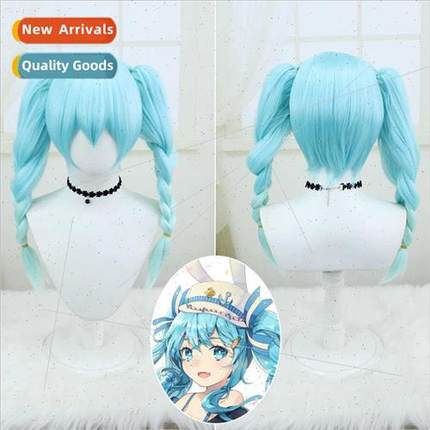 Hatsune Miku cute bunny girl cos wig simulation scalp top ti