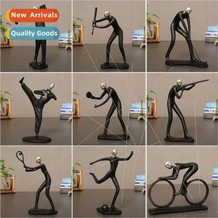 mple sportsman ornament living room study cabinet wine coole