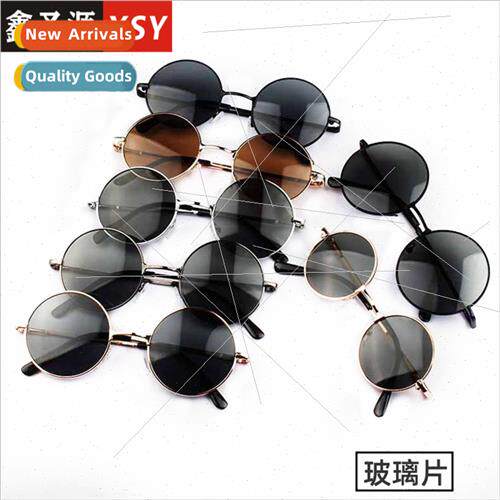 Sunglasses 适用men women retro round frame glasses boss sung
