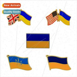 new fashion States flag acces Uned badge Europe Ukraine pins
