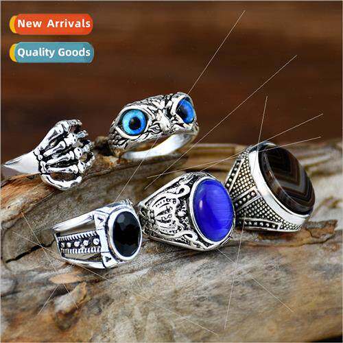 Europe Diablo 5 Piece Ring Jewelry che Owl Eye Personalized