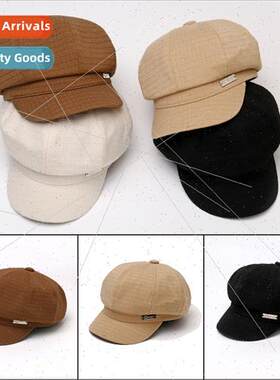 Korean  new fall winter hat female solid color hundred wh oc