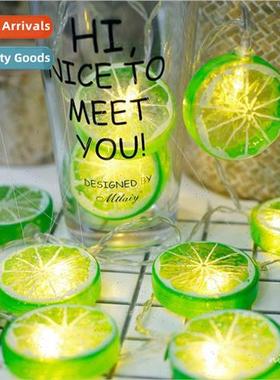 LED yellow lemon slices indoor decoration lights string smal