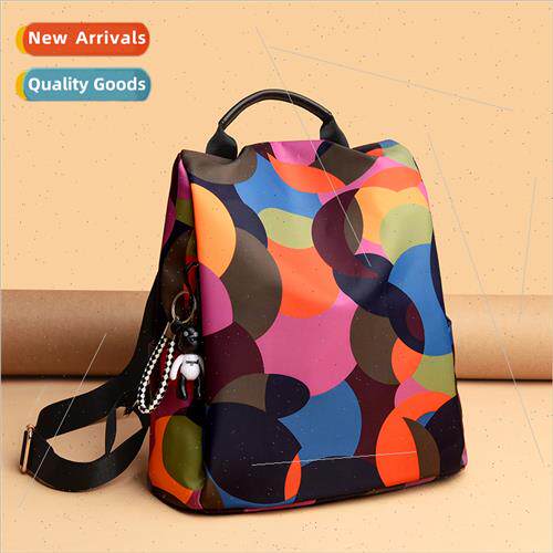 Oxd cloth women bag new outdoor backpack women anti-theft sh