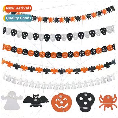 Halloween Party Decoration Pull Flower Ghost Festival Party