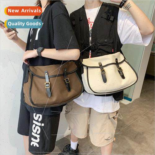 Japan canvas crossbody bag campus new student classroom bag