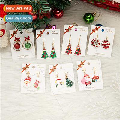 New festive cartoon colorful Santa Claus house AB paragraph